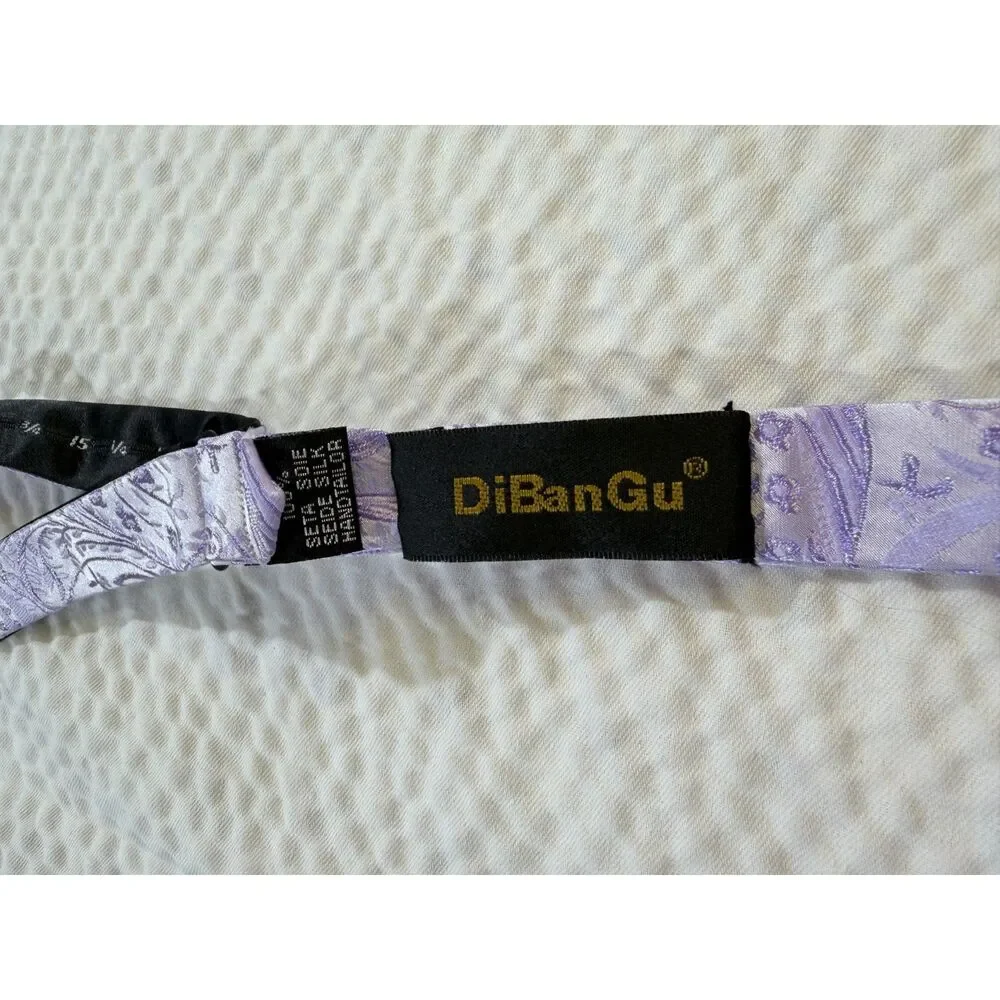 DiBanGu Bowtie with Matching Pocket Square